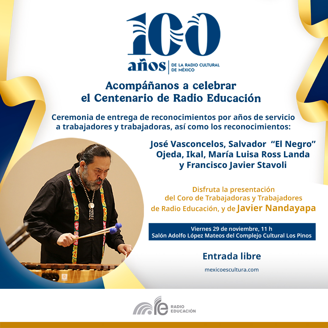 Imagen para Ceremonia por el Centenario de Radio Educación